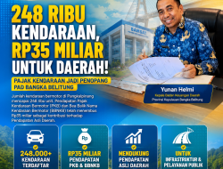 248 Ribu Kendaraan, Rp35 Miliar untuk Daerah! Pajak Kendaraan Jadi Penopang PAD Babel